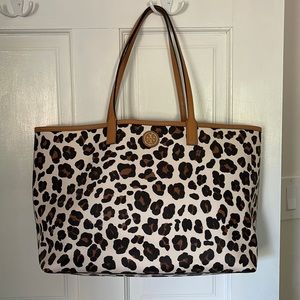 Tory Burch Leopard Tote Bag